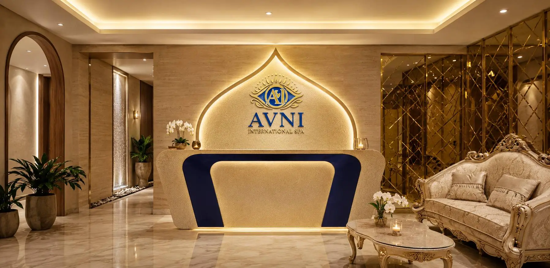 Private treatment suite at Avni International Spa